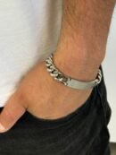 צמיד גורמט כסף יוקרתי